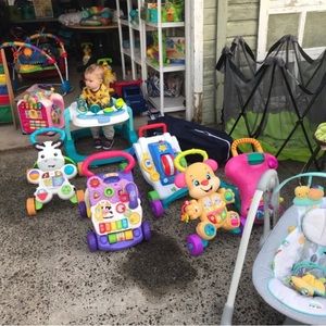 Clothes and baby toy